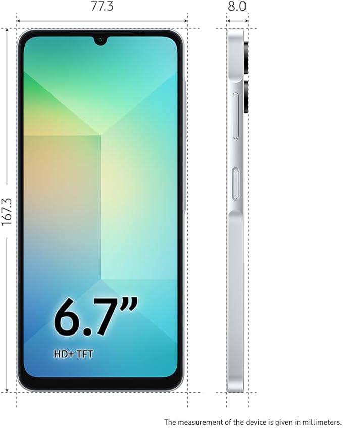 Téléphone  Portable Samsung Galaxy A06 5G 64Gb De Couleur Noir