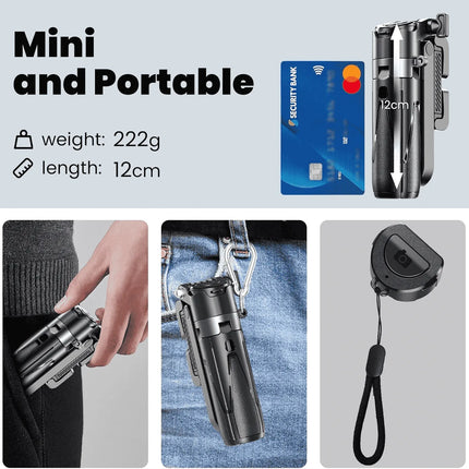 Jmary – Mini Perche a Selfie & Trépied avec télécommande Bluetooth MT-18