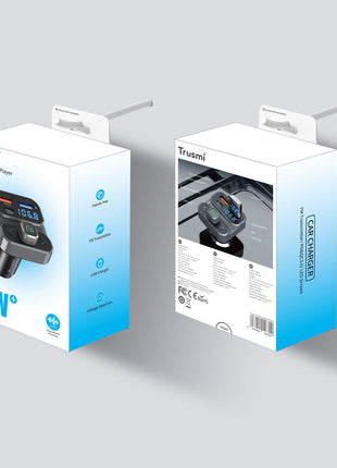 Chargeur De Voiture Rapide CC10-01 54W 1A1C Transmetteur FM