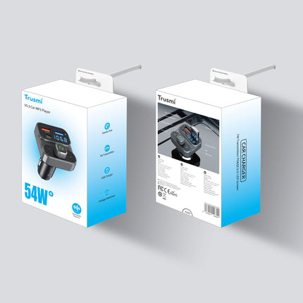 Chargeur De Voiture Rapide CC10-01 54W 1A1C Transmetteur FM