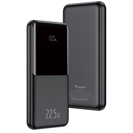 Digital Power Bank, Batterie Externe  10000 mAh 22.5W Couleur Noir