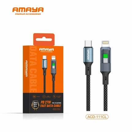 Câble USB-C vers USB-C Amaya ACD-111CC Charge Rapide 60W (1,2 m)