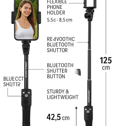 Trépied Bluetooth avec Télécommande  YUNTENG YT-1288