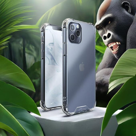 Étui Transparent Antichoc  – Bords Résistants King Kong, Dos transparent Cristal Pour iPhone 14 Pro Max