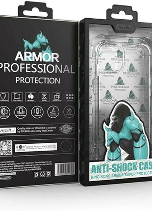 Étui Transparent Antichoc  – Bords Résistants King Kong, Dos transparent Cristal Pour iPhone 14 Pro Max
