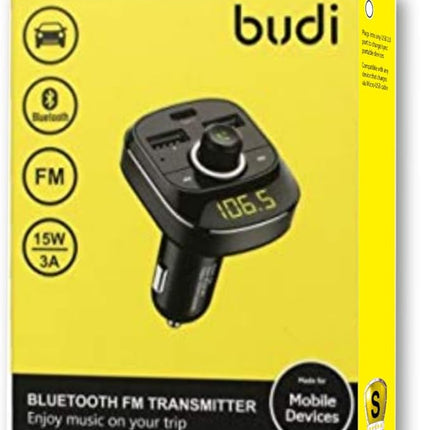 Budi Transmetteur FM avec Charge rapide 3.0, 42W