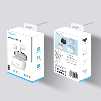 Ecouteur Bluetooth Batterie au lithium 3,7V, 25mAh Sans Fil Semi-Internes Biege
