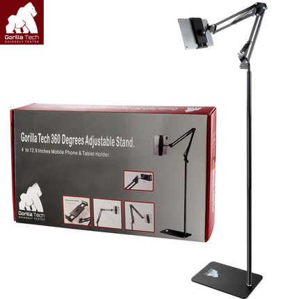 Support Gorilla Tech Pour Smartphone Et Tablette Extensible 360 Degrés (175CM)