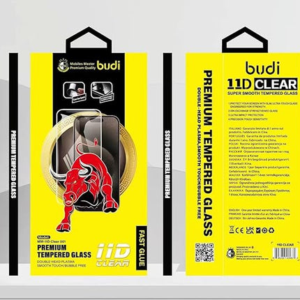 Verre Trempé Intégrale Budi pour iPhone 11 Pro Max/Xs Max