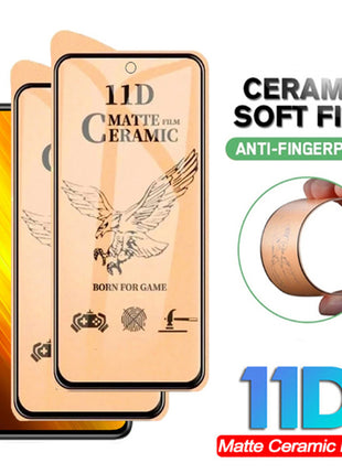 Film En Verre Nano Flexible Full Glue Noir Go-Des Pour Apple iPhone 12 Mini
