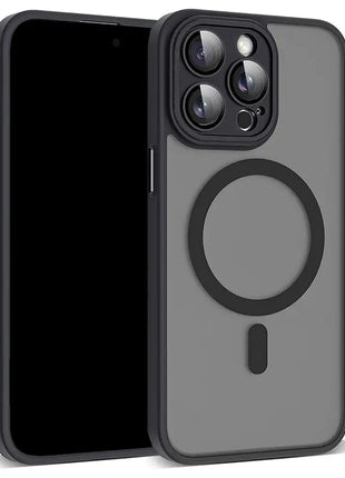 Coque Magsafe Shadow Noir Pour Apple iPhone 16 Pro Max