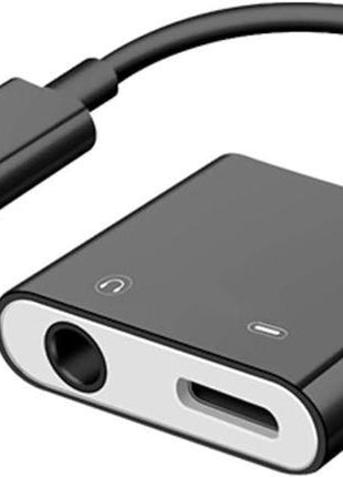 Adaptateur 2 En 1 Type-C Vers Prise Casque 3,5mm