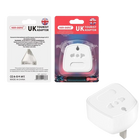 Adaptateur Secteur EUR TOURIST ADAPTOR 2 Broches Vers 1 Broches