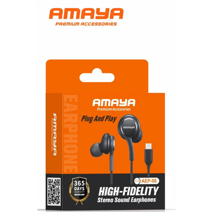 Écouteurs Filaires USB-C Haute-Fidélité Amaya AEP-08