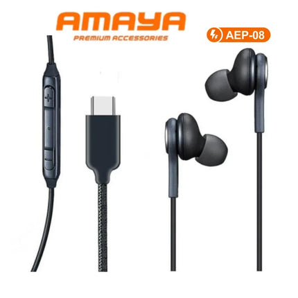 Écouteurs Filaires USB-C Haute-Fidélité Amaya AEP-08