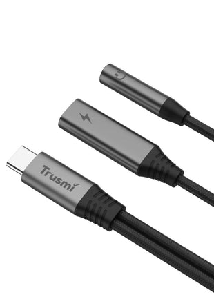 Adaptateur Audio 2‑en‑1 TRUSMI CA50‑01 – USB‑C + Jack 3,5 mm (4 pôles)