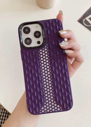 Coque Gadget Shield Mesh Gel Violet Pour Samsung Galaxy A35