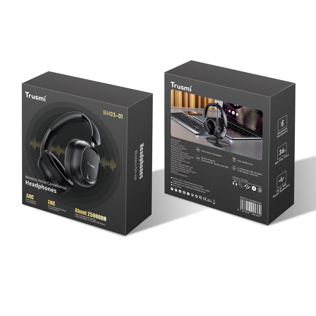 Casque Bluetooth Trusmi BH03-01 Premium Noir