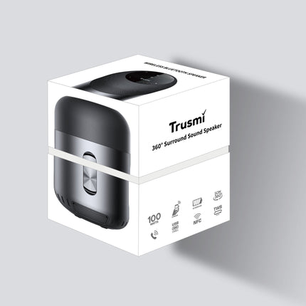 TRUSMI BS02-01 Portable Bluetooth Speaker – 100W 360° Surround Sound