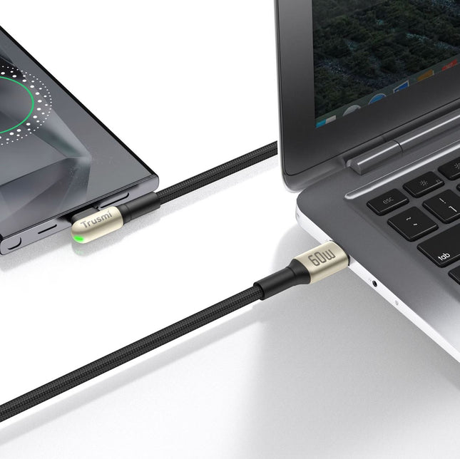 Câble Coudé à LED en Alliage De Zinc Tressé 60 W CC – TRUSMI CA49‑11