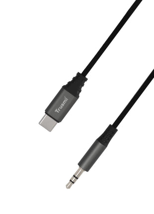Câble Audio Tressé TRUSMI CA50‑05 Type‑C à jack 3,5 mm – Gunmetal (1 m)