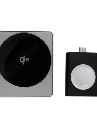 Station De Recharge Sans fil 3‑en‑1 Qi2 Cube TRUSMI CD02‑01 – Gris