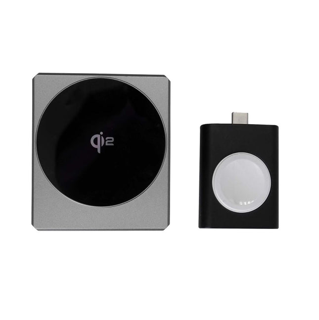 Station De Recharge Sans fil 3‑en‑1 Qi2 Cube TRUSMI CD02‑01 – Gris