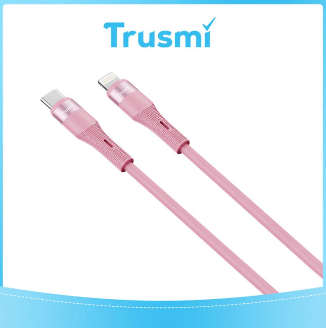 Trusmi Câble USB-C vers Lightning 20W - 1 mètre - CA34-073