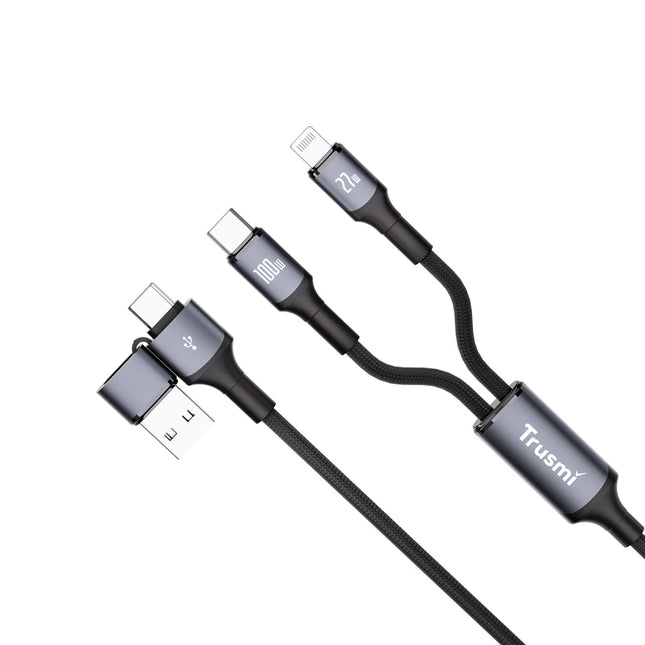 Trusmi Câble USB-C 100W - 1.2 mètres - CA39-01