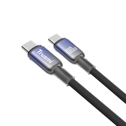 Trusmi Câble USB-C vers USB-C 100W - CA47-12