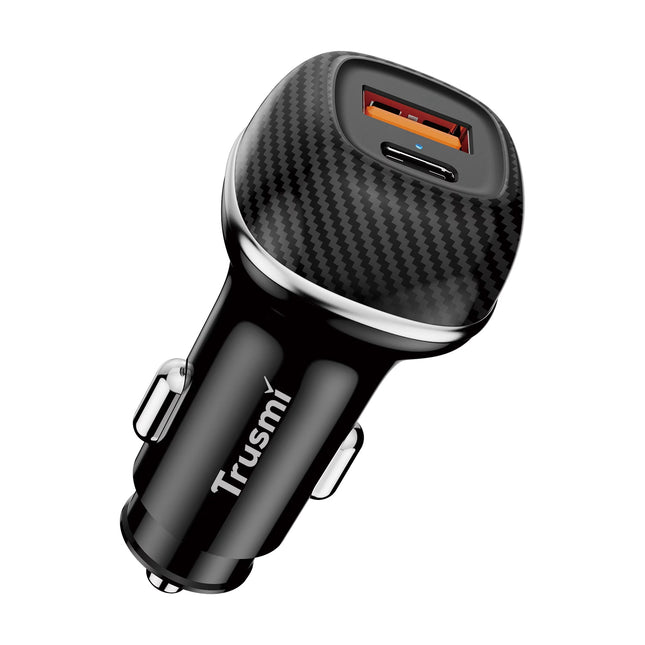 TRUSMI Carbon Fiber Quick Chargeur Voiture 48W AC - CC01-011