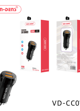 Chargeur Voiture Puissant à Double Port 38W