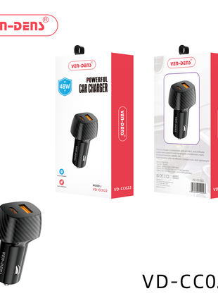 Chargeur Voiture Puissant à Double Port De 48W De Couleur Noir