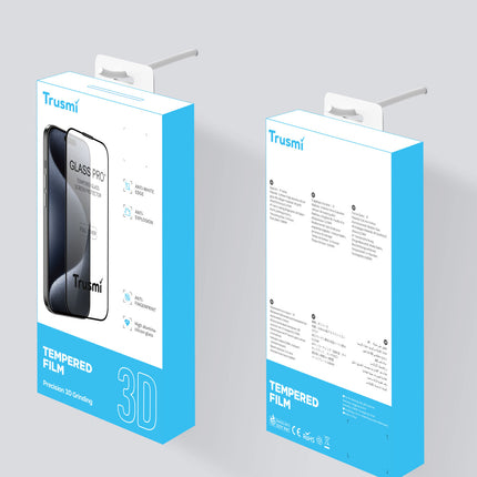 Protecteur d'écran en verre trempé incurvé 3D pour iPhone 17 Series – Transparent, anti-traces de doigts et couverture intégrale