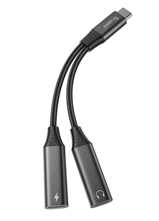 Adaptateur 2‑en‑1 TRUSMI CA51‑01 – Double USB‑C Femelle