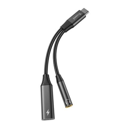 Adaptateur Audio 2‑en‑1 TRUSMI CA50‑01 – USB‑C + Jack 3,5 mm (4 pôles)