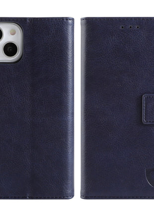 Étui portefeuille classique Gadget Shield pour Samsung Galaxy A04S Bleu marine