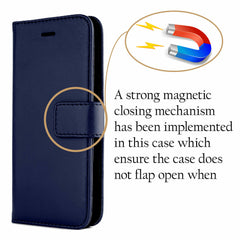 Gadget Shield Classic Book For Samsung Galaxy A35 5G Navy