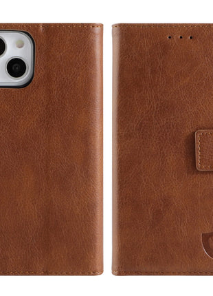 Étui portefeuille classique Gadget Shield pour Apple iPhone 15 Pro Max, marron