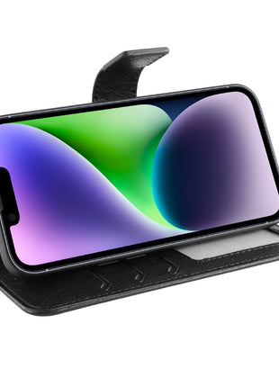 Étui Gadget Shield Classic Book pour Apple iPhone 16 Plus, Noir