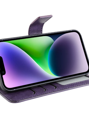 Pack de 10 Gadget Shield Classic Book For Apple iPhone 13 Pro Drak Purple
