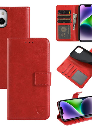 Pack de 10 Gadget Shield Classic Book For Apple iPhone 13 Pro Red