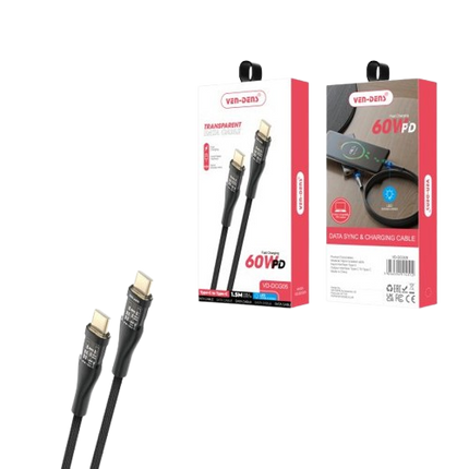 Cable Aesthetics Data Sync & Fast Charging USB C Vers TYPE C