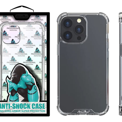 Étui Transparent Antichoc  – Bords Résistants King Kong, Dos transparent Cristal Pour iPhone 17 Pro Max