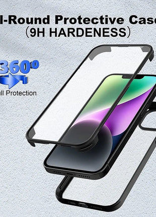 Coque En Gel 360 Magnetique Gorilla Tech Qualité Premium Noir Pour Apple iPhone 16 Pro Max