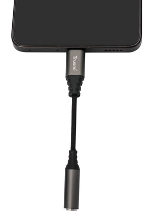 Câble Adaptateur Lightning vers jack 3,5 mm TRUSMI CA50‑02 – 10 cm
