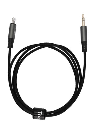 Câble Audio Tressé TRUSMI CA50‑05 Type‑C à jack 3,5 mm – Gunmetal (1 m)