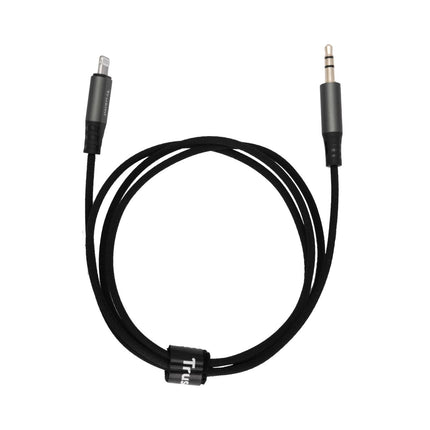 Câble Audio Tressé TRUSMI CA50‑05 Type‑C à jack 3,5 mm – Gunmetal (1 m)
