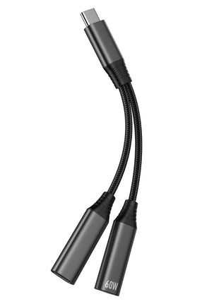 Adaptateur 2‑en‑1 TRUSMI CA51‑01 – Double USB‑C Femelle