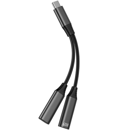 Adaptateur 2‑en‑1 TRUSMI CA51‑01 – Double USB‑C Femelle